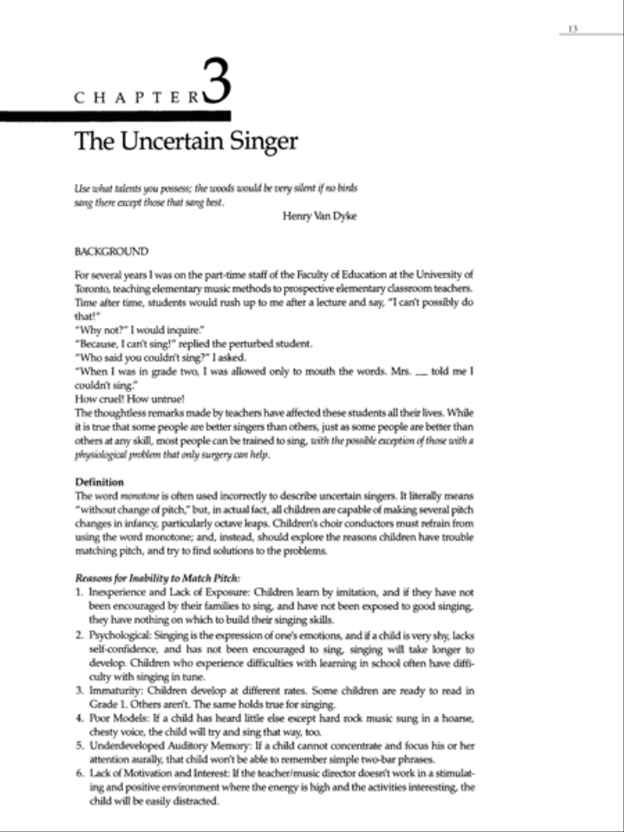 Lifeline for Children's Choir Directors Children's Choir scores gallery preview page 4