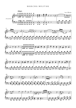 Albeniz-Marcha Militar(arranged for piano solo)