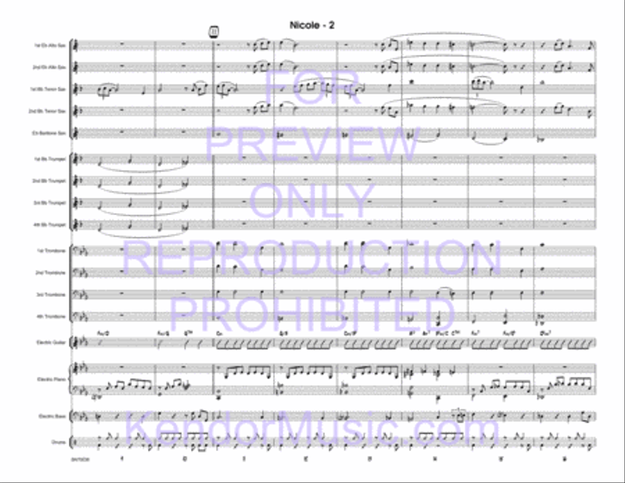 Nicole Jazz Ensemble scores gallery preview page 3