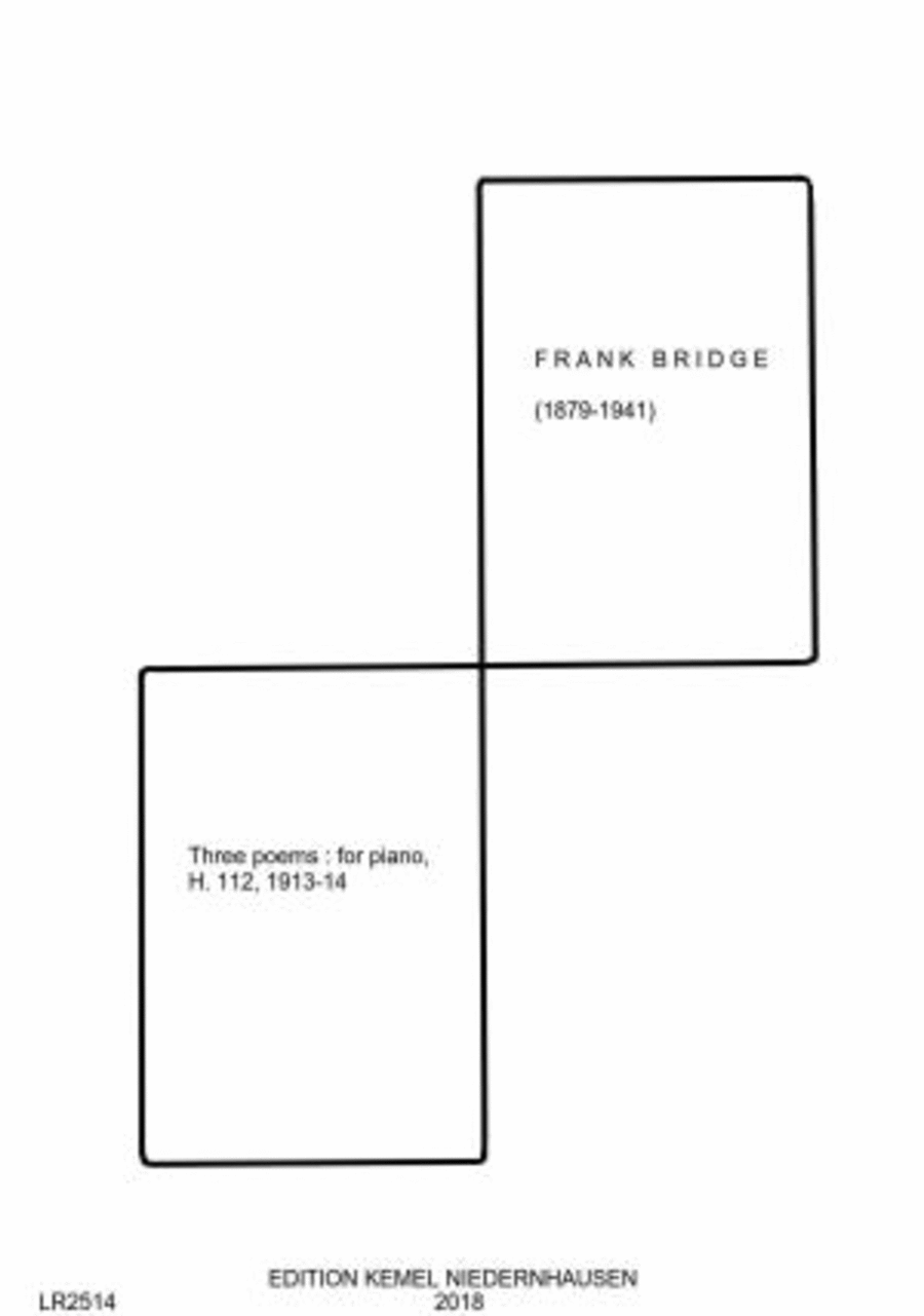 Three poems Piano Solo scores gallery preview page 1