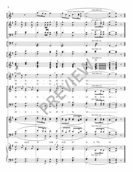 Christmastime Alleluia - Full Score and Parts
