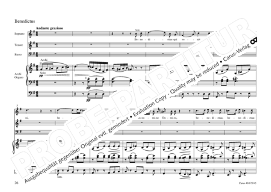 Mass in G Major Mass in G Major 4-Part scores gallery preview page 29