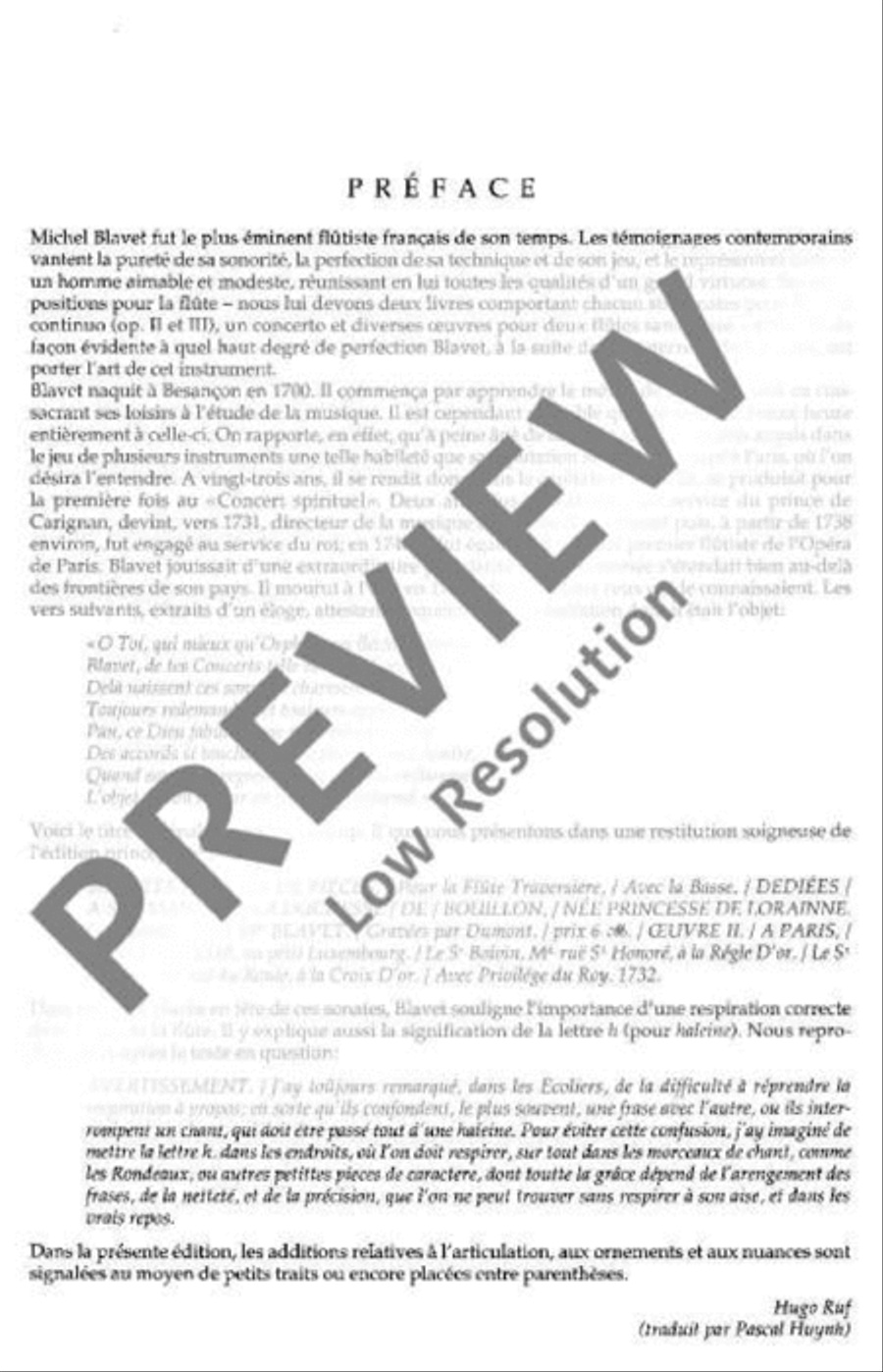 Sonata No. 1 G major Flute scores gallery preview page 6