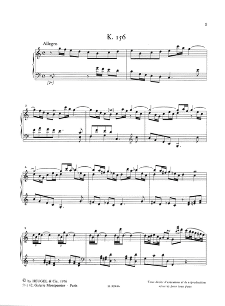 Oeuvres Completes Pour Clavier Volume 4 Sonates K156 A K205 (lp34)