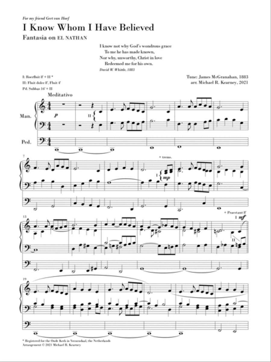 Kearney: Hymn Meditations, vol. 1 Organ Solo scores gallery preview page 3