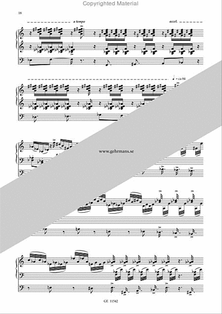 Tragoedia Organ scores gallery preview page 19