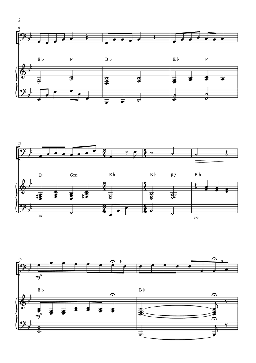 When She Loved Me Easy Piano scores gallery preview page 2
