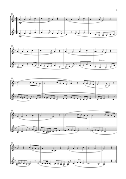 15 Popular Christmas Songs for Euphonium Duet (Bb Treble) (Suitable for beginning / intermediate eup image number null