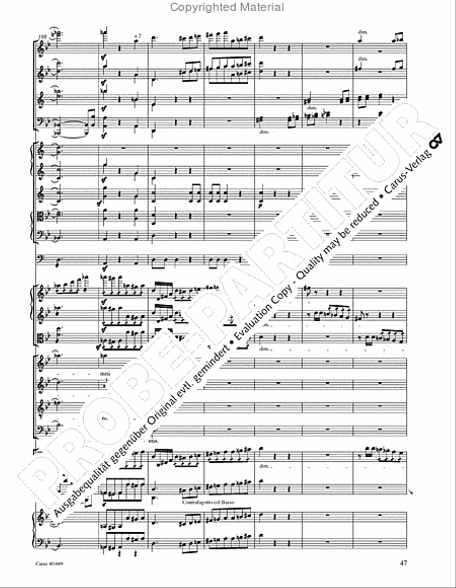 Missa solemnis Missa solemnis 4-Part scores gallery preview page 63