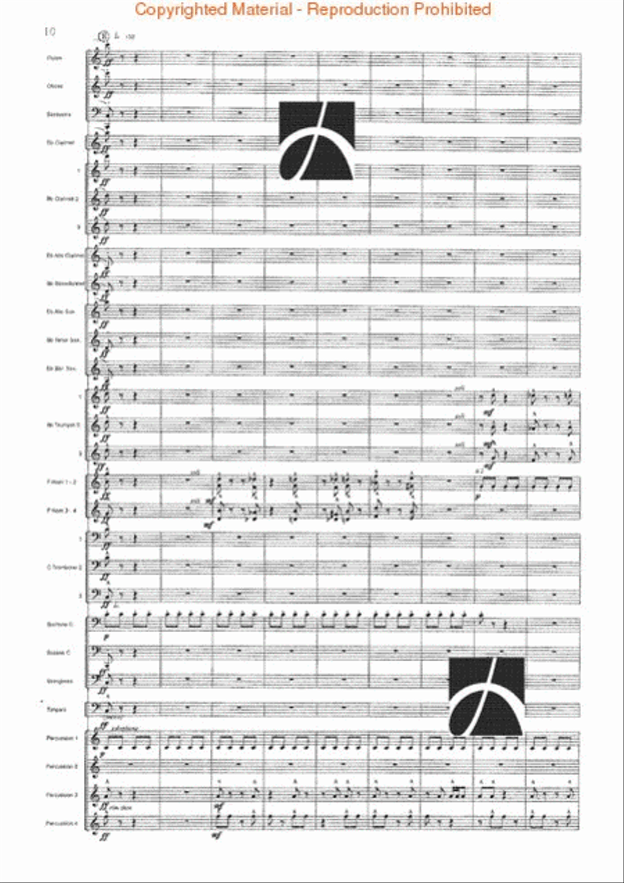 Spartacus Spartacus Concert Band scores gallery preview page 11
