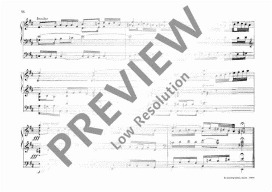 Praeludium und Fuge Organ scores gallery preview page 15