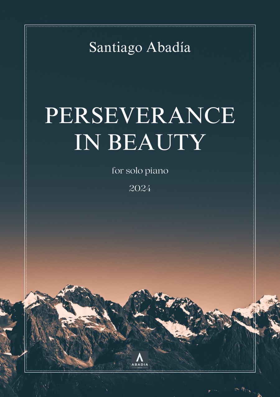 Perseverance in Beauty Piano Solo scores gallery preview page 1