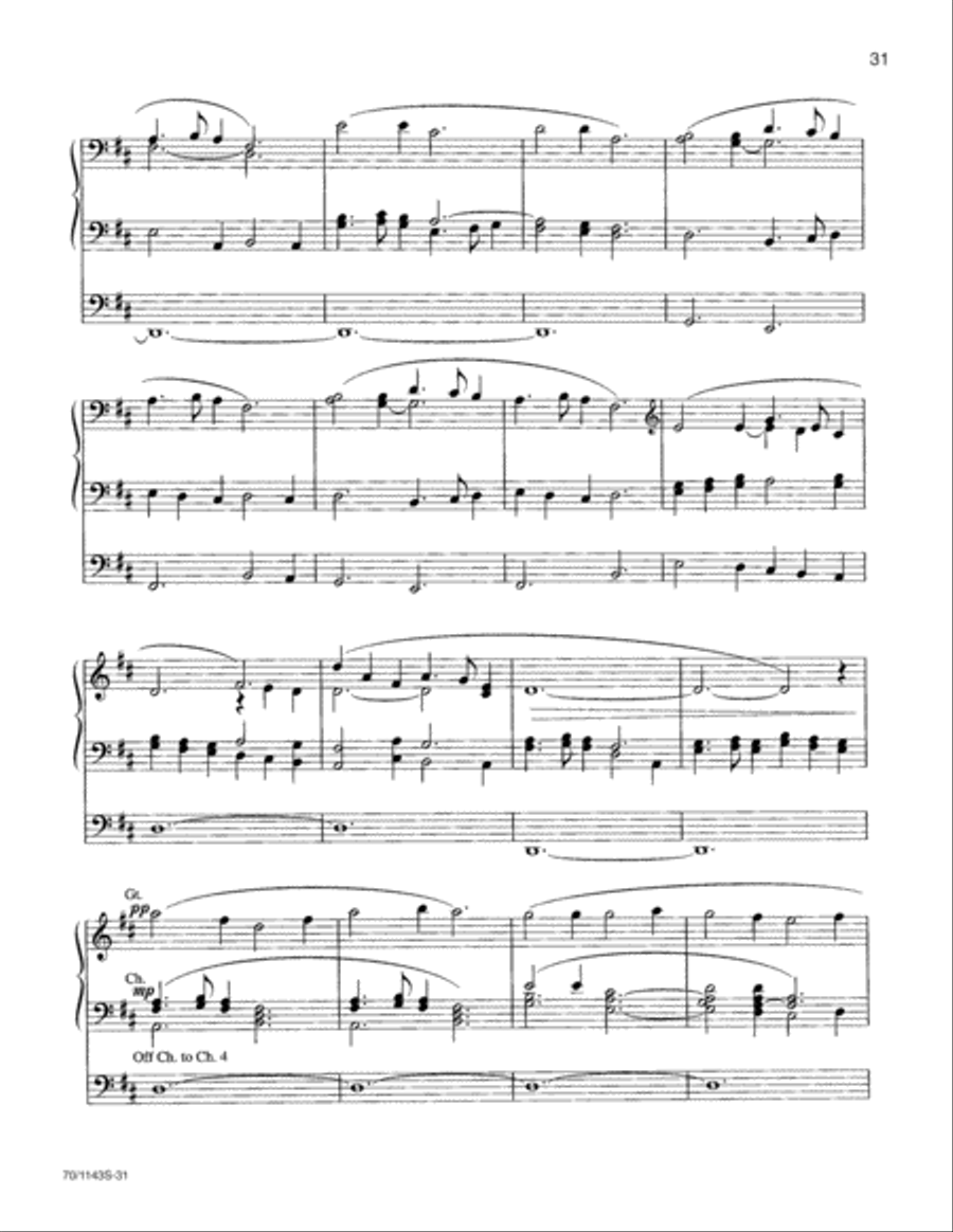 Christmas Pipings Organ Solo scores gallery preview page 17