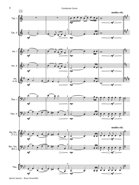 Spiritu Sancto (Brass Ensemble) image number null