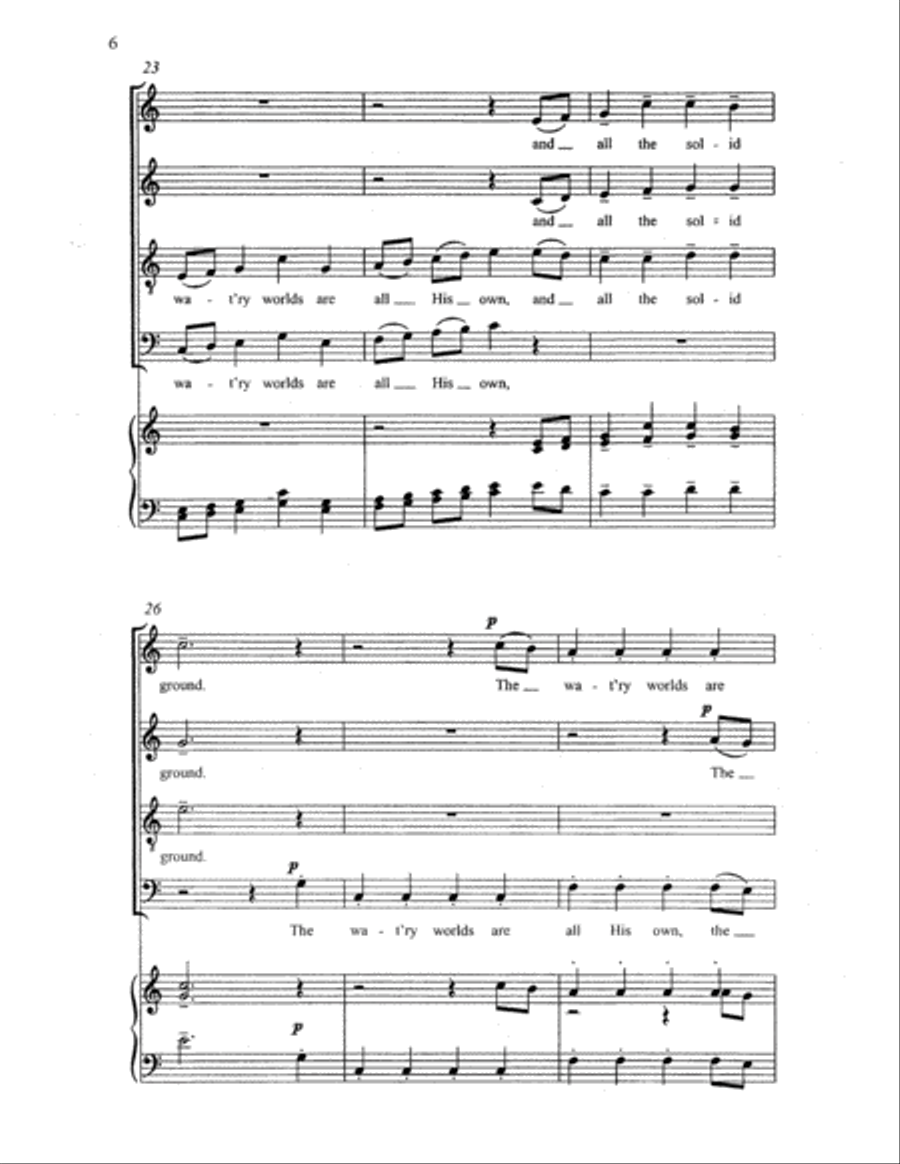 Sounding Joy 4-Part scores gallery preview page 4