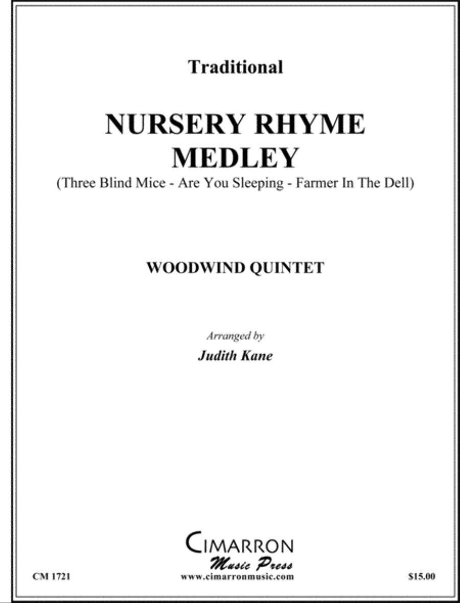 Nursery Rhyme Medley Woodwind Quintet scores gallery preview page 1