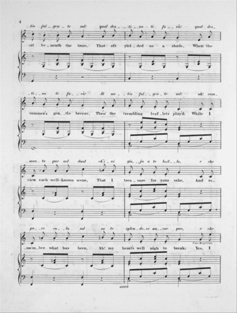 The Vocal Beauties of La Traviata. Di Provenza Il Mar. Those Pleasant Days are Gone Voice scores gallery preview page 3