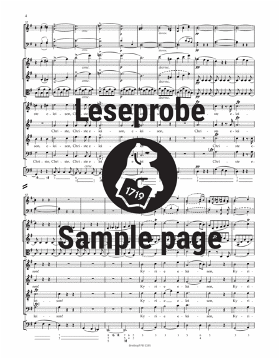 Mass in G major D 167 STB scores gallery preview page 5