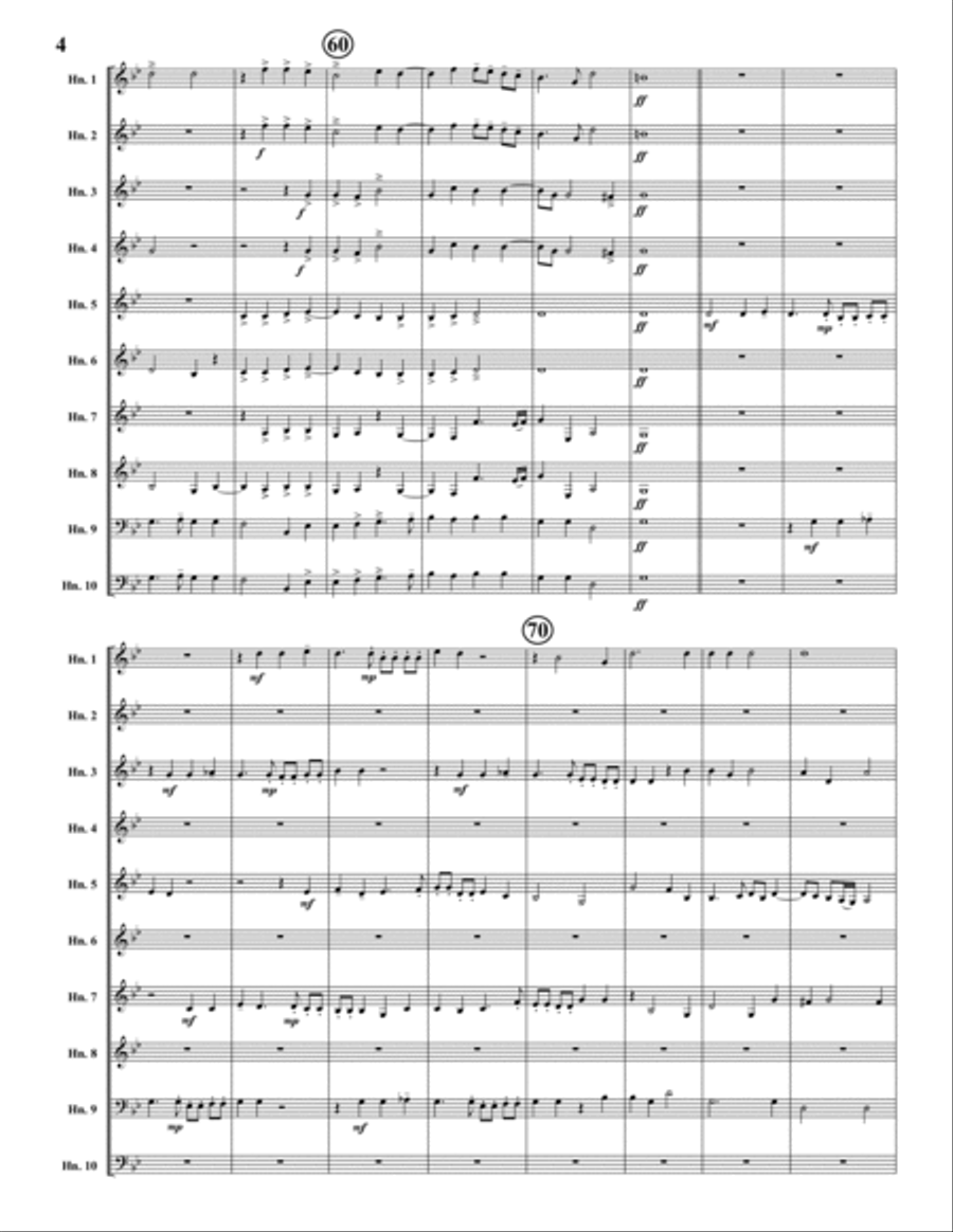 I'vo Piangendo Large Ensemble scores gallery preview page 4