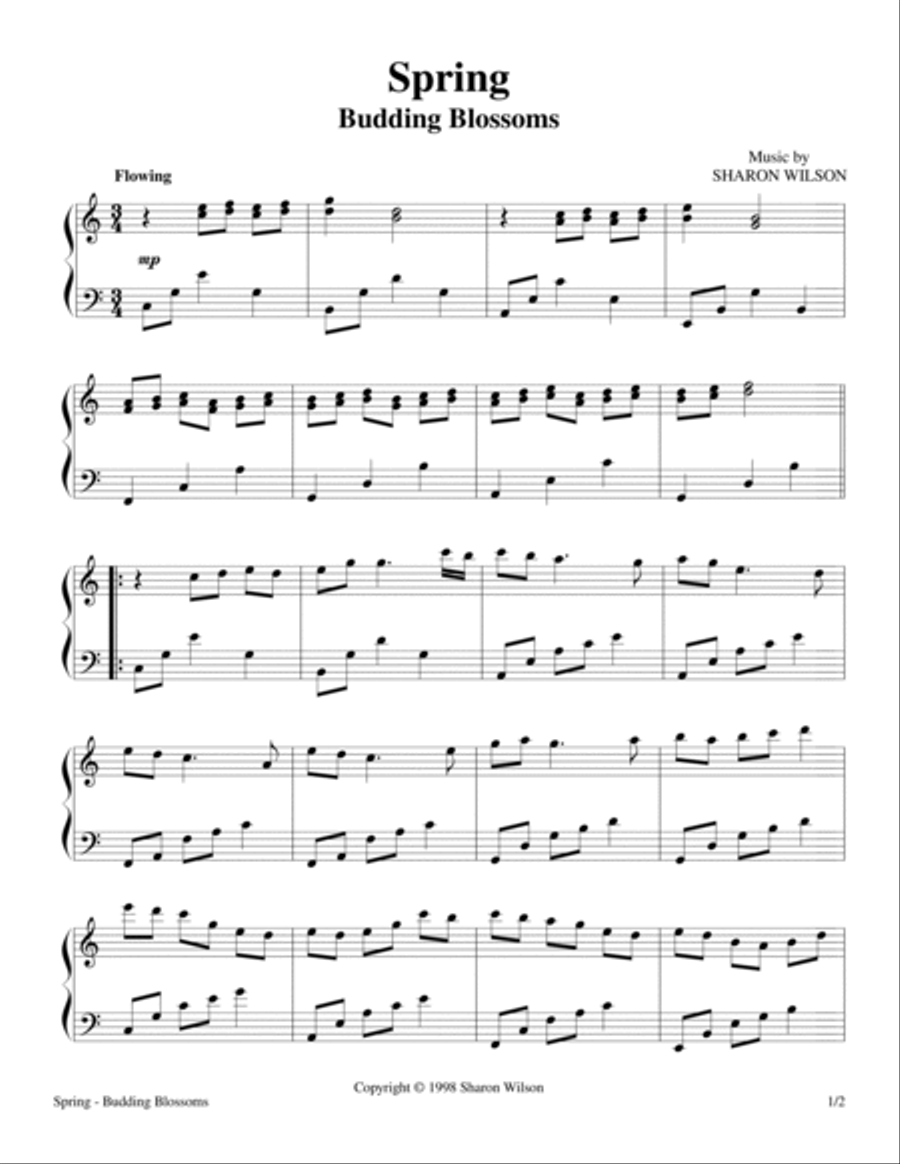 Seasons of Tranquility (A Collection of Four Piano Solos) Piano Method scores gallery preview page 6