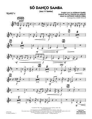 Book cover for Só Danço Samba (Jazz 'n' Samba) (arr. Mark Taylor) - Trumpet 4