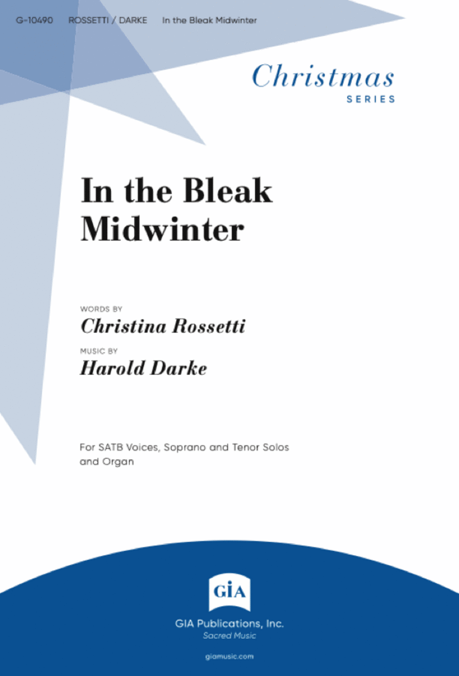 In the Bleak Midwinter 4-Part scores gallery preview page 1