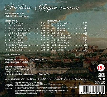 Chopin Etudes Op. 10 & Op. 25