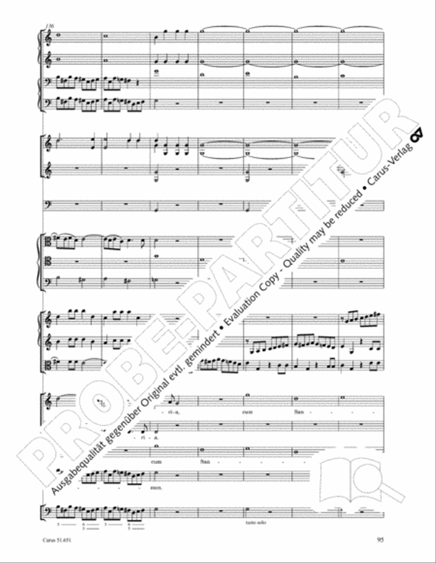 C Minor Mass, K. 427 (Missa in c KV 427) 4-Part scores gallery preview page 111
