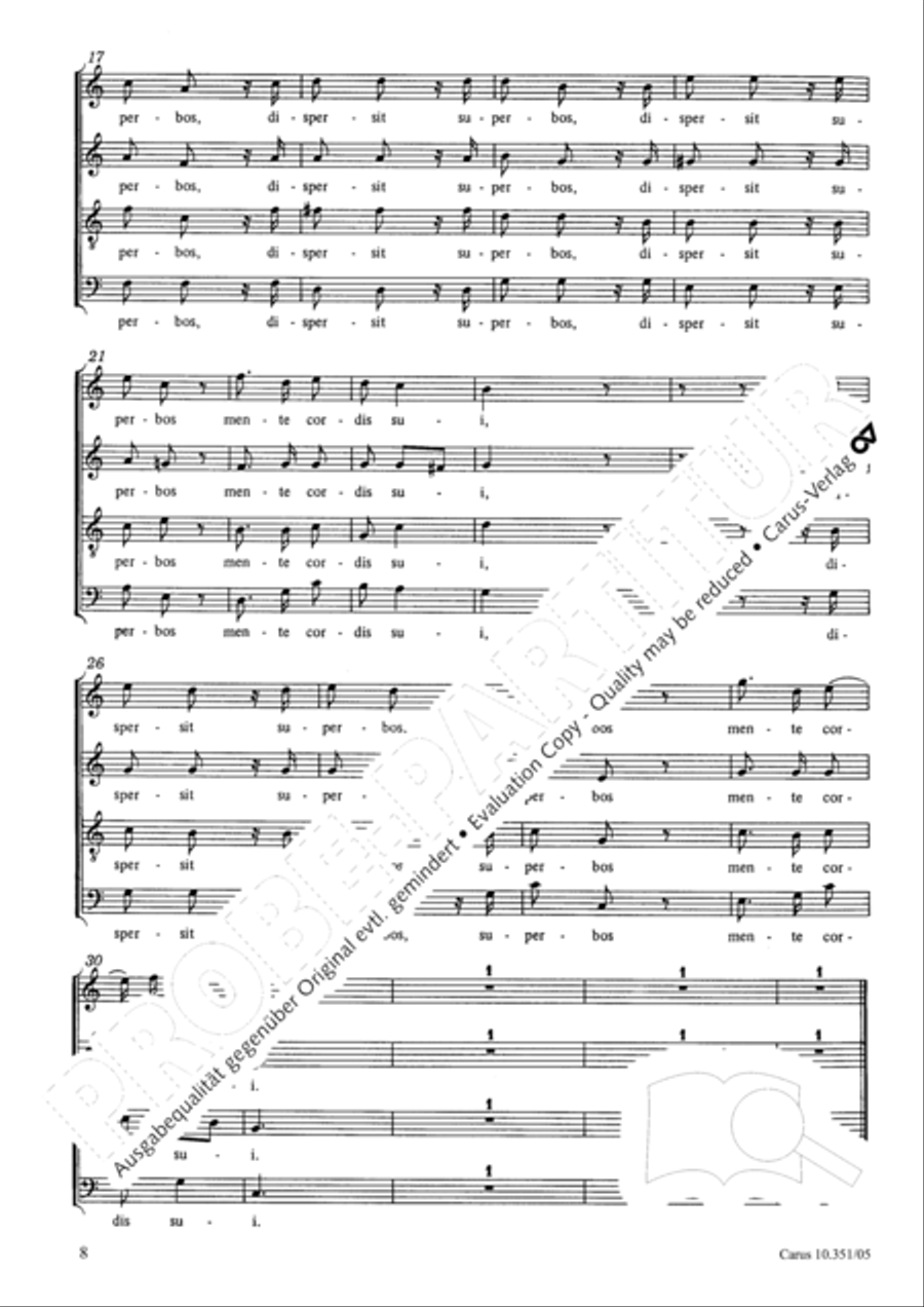Magnificat 4-Part scores gallery preview page 9