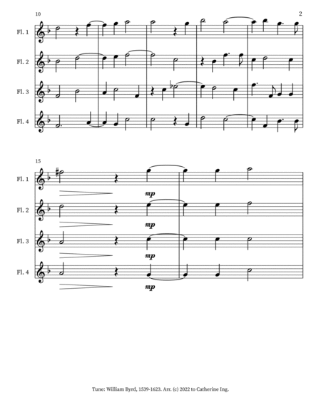 Ave Verum Corpus - Flute Quartet image number null