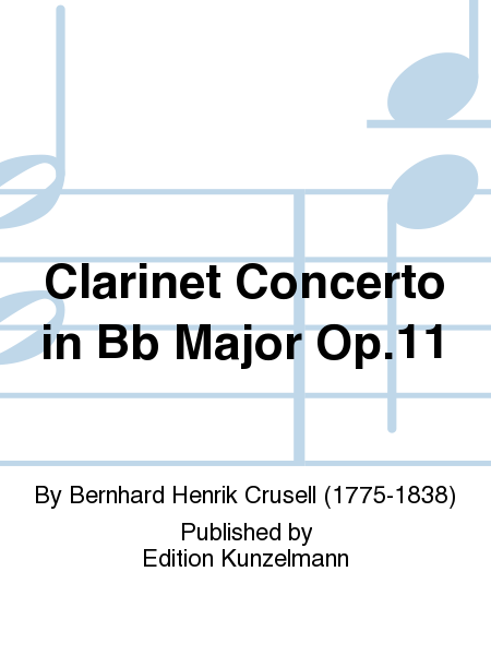 Clarinet Concerto in Bb Major Op. 11