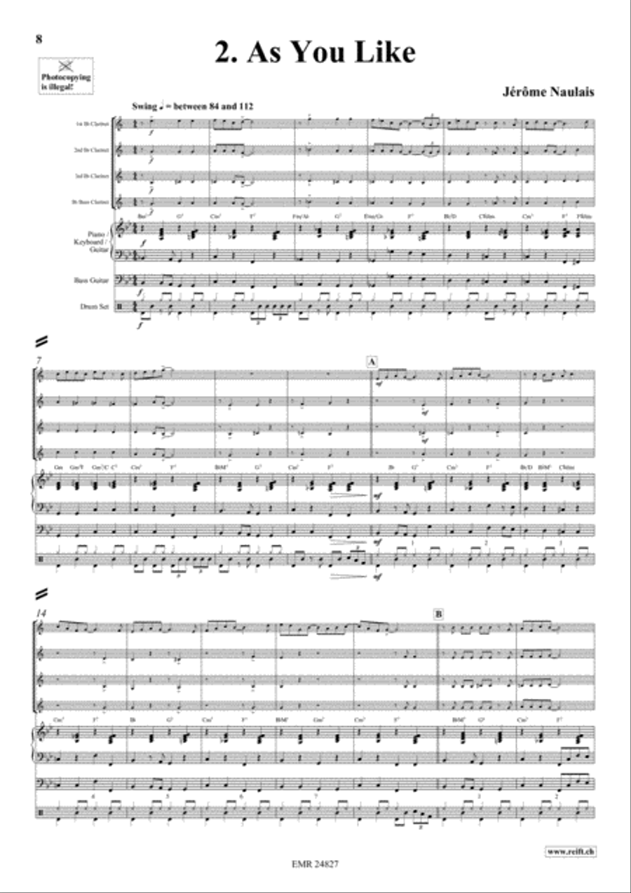 Play With Your Band Volume 1 Clarinet scores gallery preview page 4