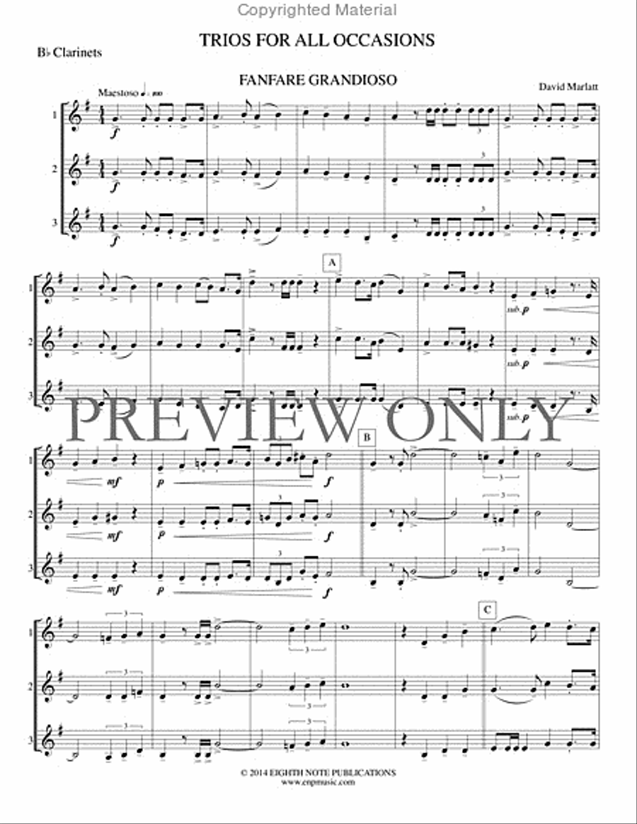 Trios for All Occasions Small Ensemble scores gallery preview page 2