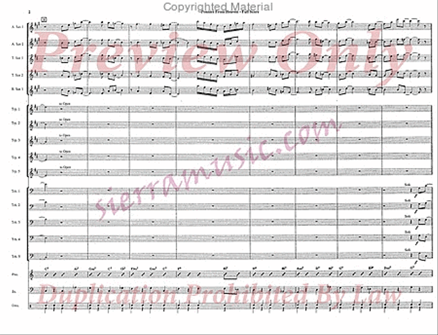 Pennies From Heaven Jazz Ensemble scores gallery preview page 3