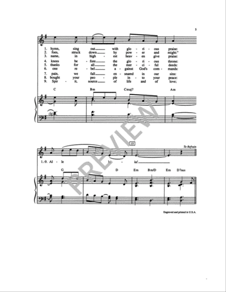 All You Nations 4-Part scores gallery preview page 4