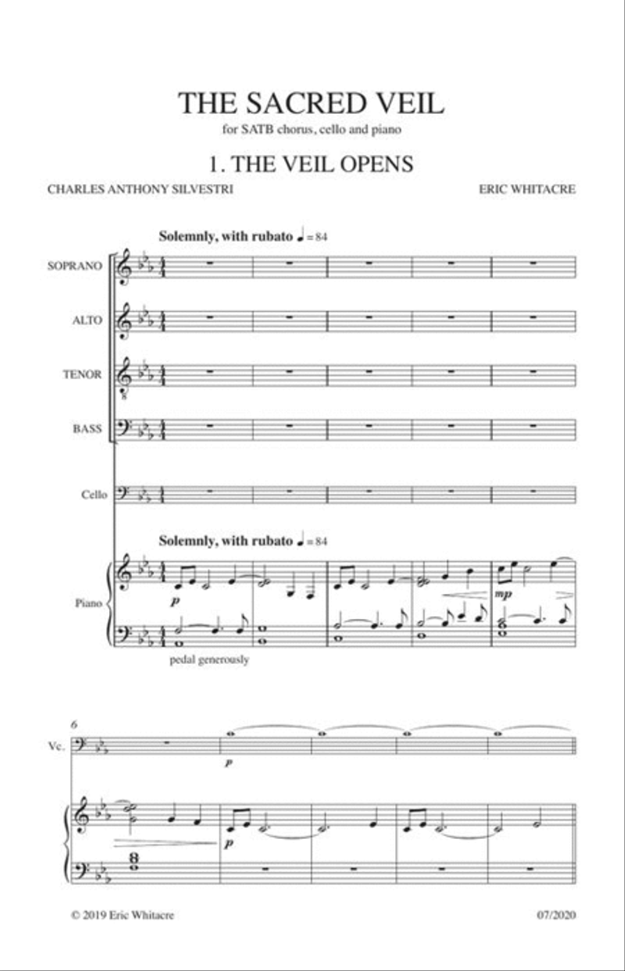 The Sacred Veil 4-Part scores gallery preview page 10