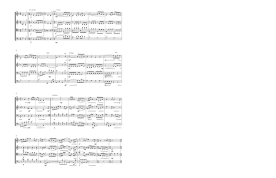Pavane for a Dead Princess Brass Quartet scores gallery preview page 3