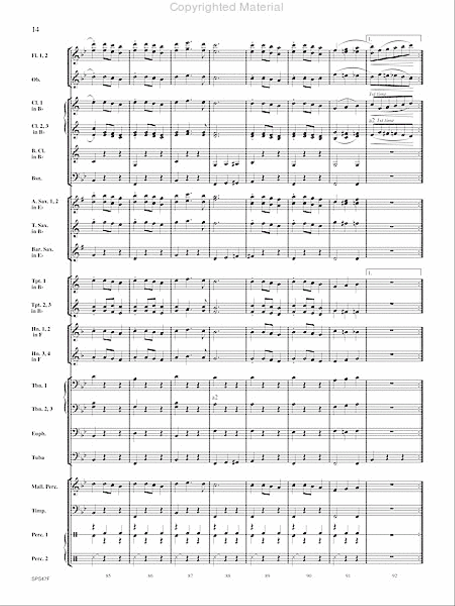 Polaska Przeplatanka Polaska Przeplatanka Concert Band scores gallery preview page 15