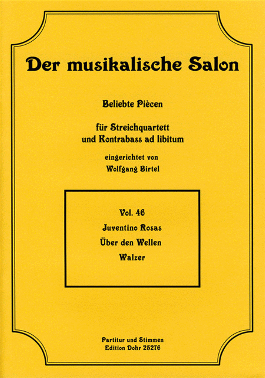 Sobre las Olas (Über den Wellen) -Walzer- (für Streichquartett) String Quartet scores gallery preview page 1
