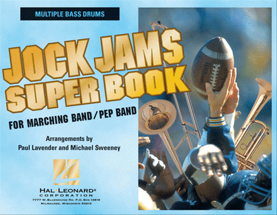 Jock Jams Super Book – Multiple Bass Drums Marching Band scores gallery preview page 1