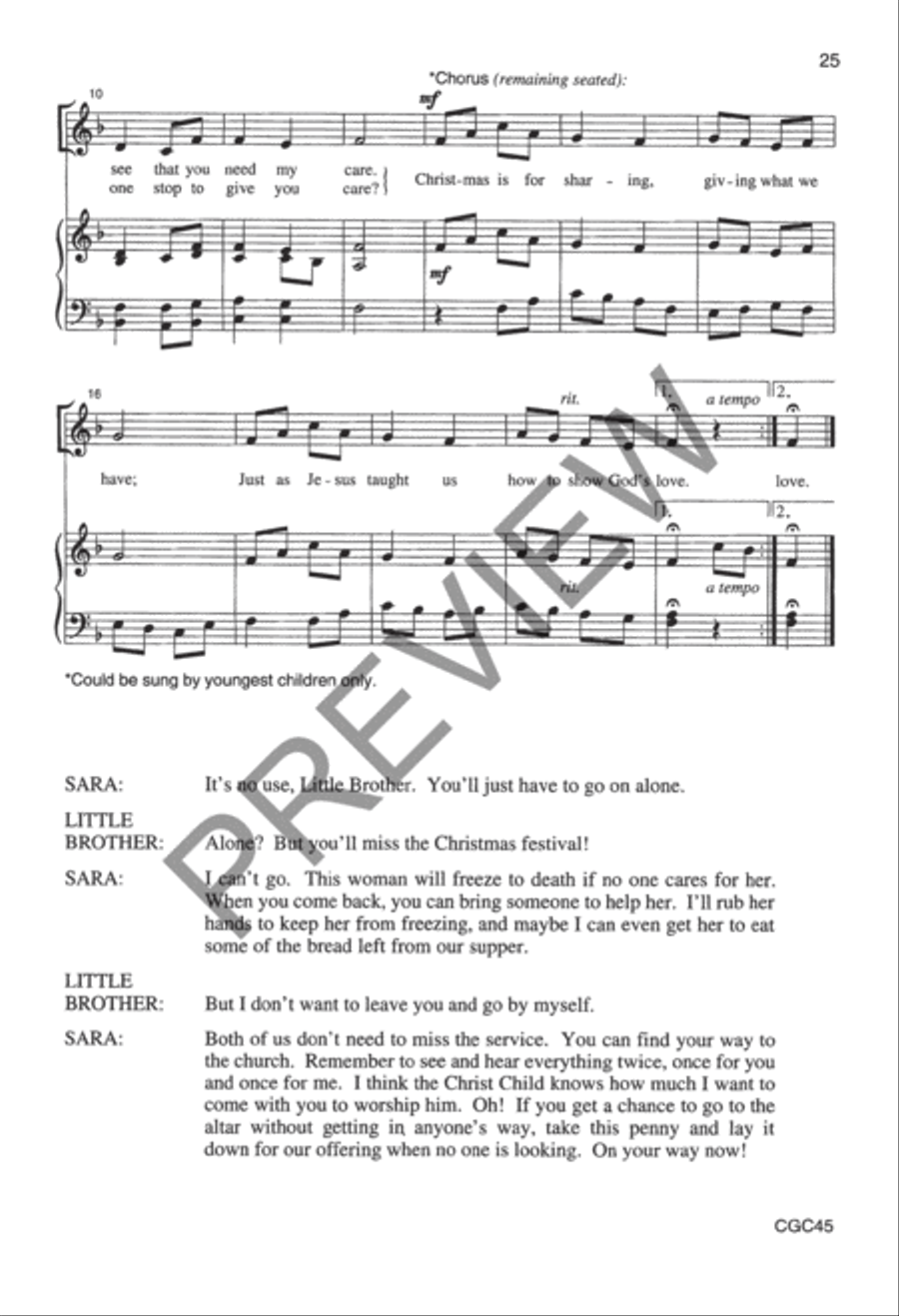 Why the Chimes Rang Preview Kit (Score & CD) Choir scores gallery preview page 16