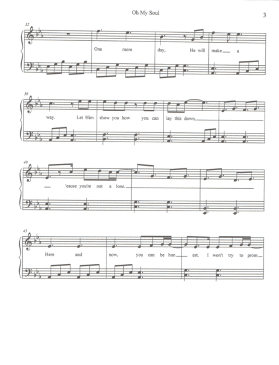 Oh My Soul Small Ensemble scores gallery preview page 3