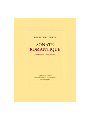 Sonate Romantique Pour Flute Ou Violon Et Piano