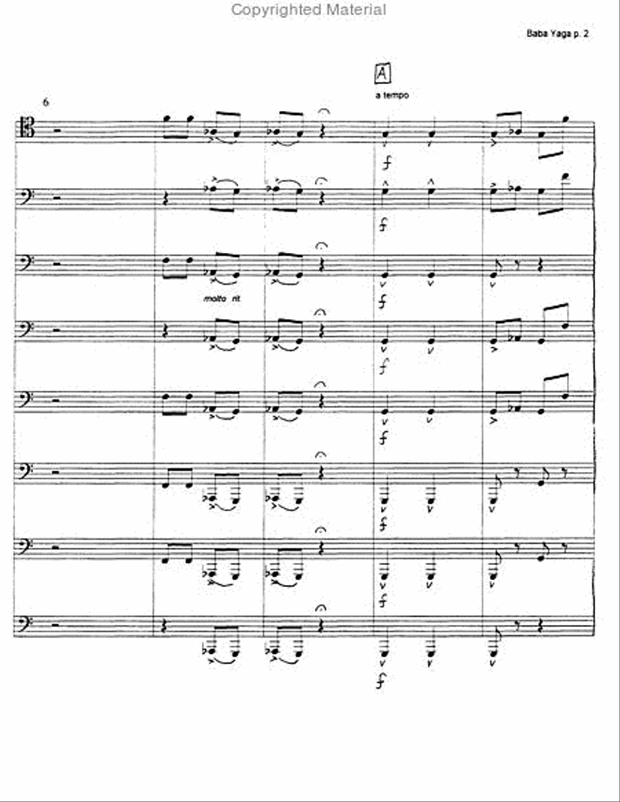 Baba Yaga Large Ensemble scores gallery preview page 3