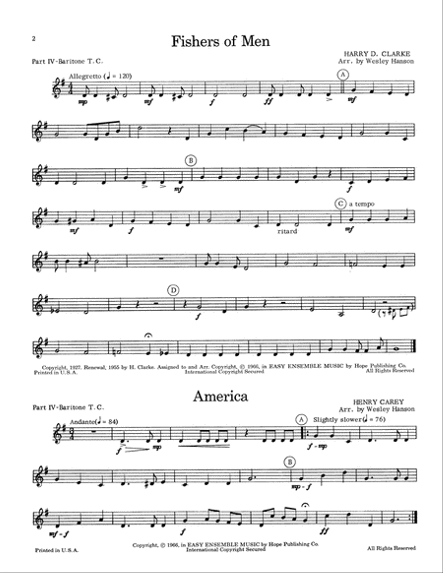 Easy Ensemble Music Part scores gallery preview page 4