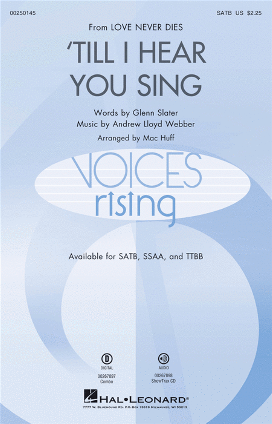 'Till I Hear You Sing 4-Part scores gallery preview page 1