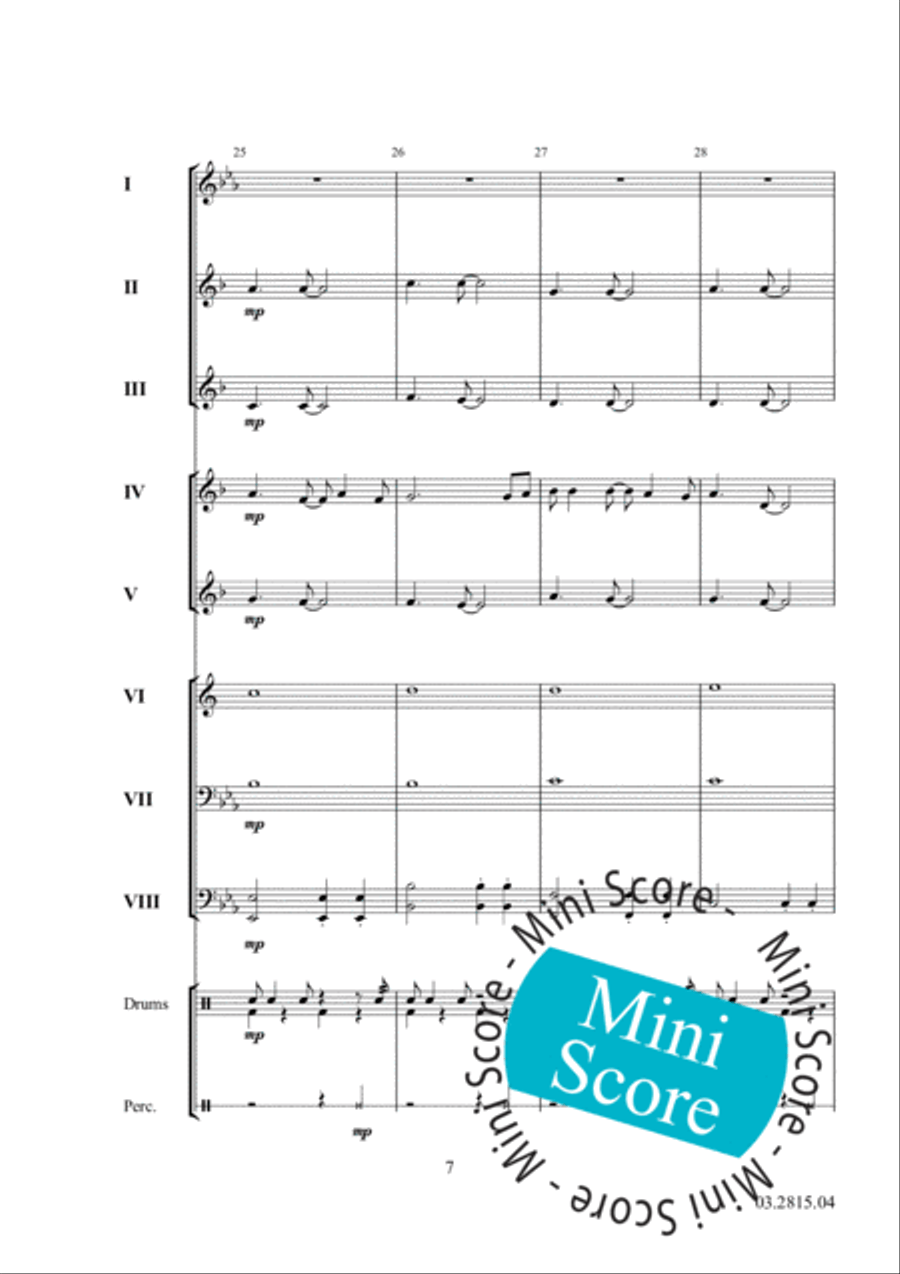 Paseo de Otono Concert Band scores gallery preview page 11