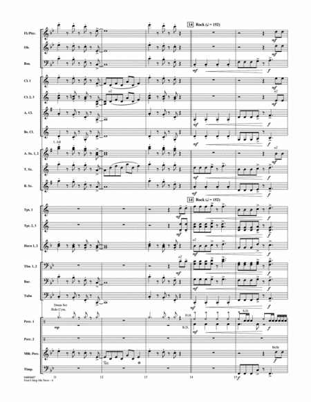 Don't Stop Me Now - Conductor Score (Full Score)