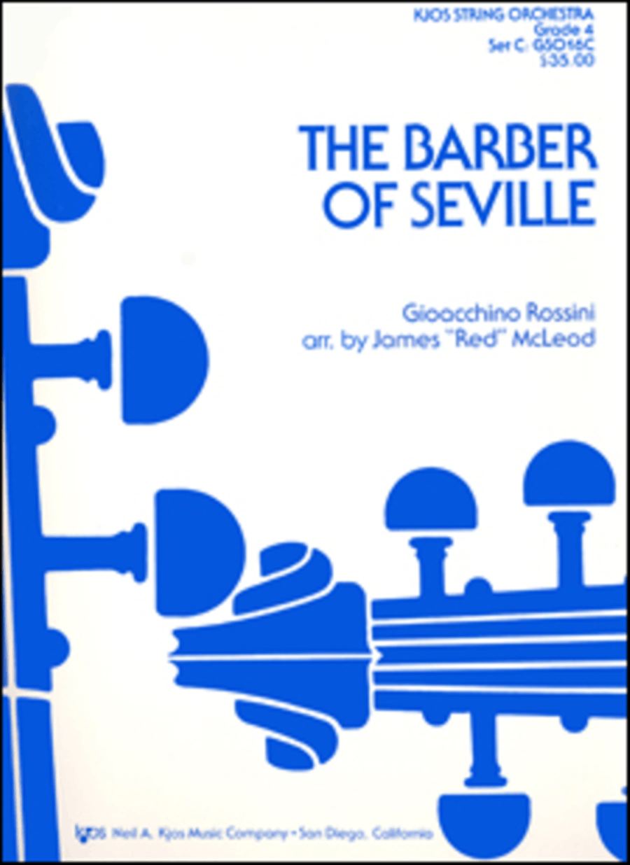 The Barber of Seville The Barber of Seville String Orchestra scores gallery preview page 1