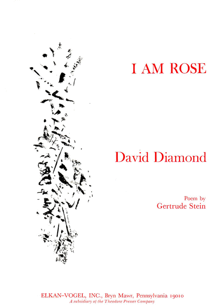 David Diamond : I Am Rose